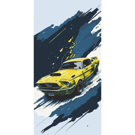 Картина за номерами Ford Mustang 40*80см лак