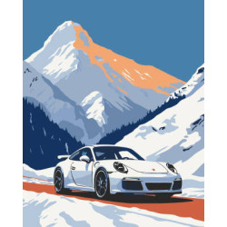 Картина за номерами Porsche 911 лак 40*50см