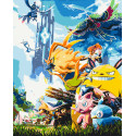 Картина за номерами Покемони Palworld 40*50 см LW 3326