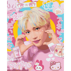 Картина за номерами Аніме K-Pop: Stray Kids Лі Фелікс (Li Felix) 40*50 см LW 32770