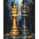 Картина за номерами Шахи: королівська дуель 40*50 см LW 3491