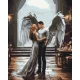 Картина за номерами Люди. Кохання янгола 40*50 см LW 32790