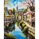 Картина за номерами Пейзаж. Вулички, що ведуть до мрій 40*50 см LW 3497