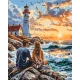 Картина за номерами Пейзаж. Світло твого серця 40*50 см LW 3496