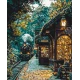 Картина за номерами В очікуванні потягу. Пейзаж 40*50 см LW 3494