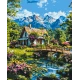 Картина за номерами Пейзаж. Альпійська гармонія 40*50 см LW 3492