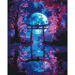 Картина за номерами Пейзаж. Японська культура 40*50 см LW 3463