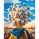 Картина за номерами Український сюжет. Букет бавовни 40*50 см LW 30010