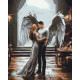 Картина за номерами Люди. Кохання янгола 40*50 см LW 32790