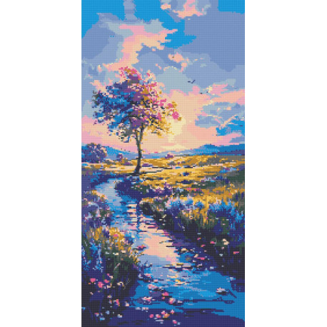 Алмазна мозаїка Дорога до мрій 40*80 см OD5137