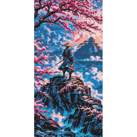 Алмазна мозаїка Шлях самурая 40*80 см OD5134