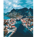 Картина за номерами Норвежские фьорды 40*50см