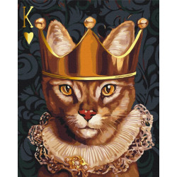 Картина за номерами Король сердець Metalic/Флуоресцентні 40*50см
