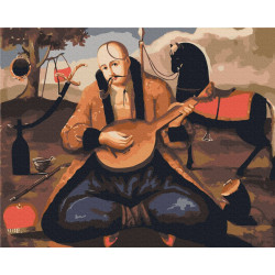 Картина за номерами Козак Мамай 40*50см