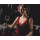 Картина за номерами Червоний акцент 40х50см