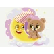 Картина за номерами Сонний ведмедик 30*40см
