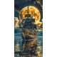 Картина за номерами Корабель у морі 40*80 см LW 5108