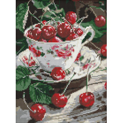 Алмазна мозаїка "Вишнева насолода" 30*40см AMO8117