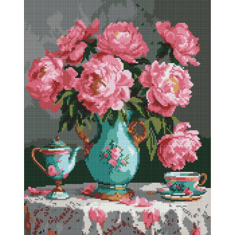 Алмазна мозаїка "Ніжні кольори" 40*50см AMO8124