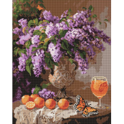 Алмазна мозаїка "Бузковий аромат" 40*50см AMO8125