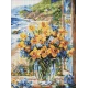 Алмазна мозаїка "Квіткове узбережжя" 30x40см AMO8153