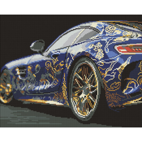 Алмазна мозаїка "Вишукана машина" 40*50см AMO8183