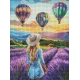 Алмазна мозаїка "Лавандові пригоди" 30х40см AMO8218