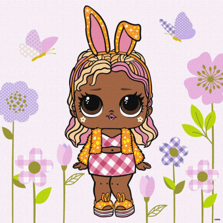 Картина за номерами L.O.L. Surprise! HipHop4Lyfe BossBunny 30х40см  КНО1103