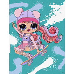 Картина за номерами Tweens L.O.L. Skate Dance Ali Dance 30х40см  КНО1207