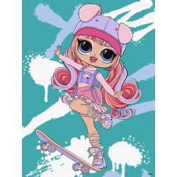 Картина за номерами  Tweens L.O.L. Skate Dance Ali Dance 30х40см  КНО1208