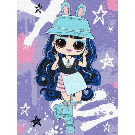 Картина за номерами  Tweens L.O.L. Skate Dance Aya Cherry 30х40см  КНО1213