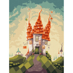 Картина за номерами 7+ Казкова хатинка30х40см  КНО6080