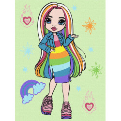 Картина за номерами Rainbow High Amaya Raine 30х40см  КНО1236