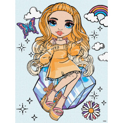 Картина за номерами  Rainbow High Poppy Rowan 30х40см  КНО1245