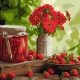 Картина за номерами Полуничне варення 40х40см  КНО5726