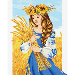 Картина за номерами Моя рідна земля 40*50см  КНО4986