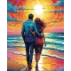 Алмазна мозаїка Пара на морі NT180  40х50см