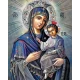 Алмазна мозаїка  Іверська Богородиця NT059 40х50см