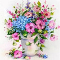 Алмазна мозаїка Горщик квітів 30*30 см 178527