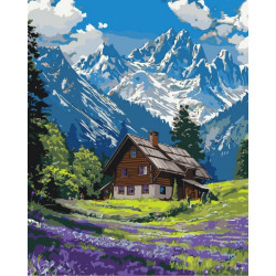 Картина за номерами Гірський спокій 40х50 см 11036-AC