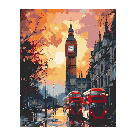 Картина за номерами Big Ben 40*50см  11045-AC