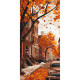 Картина за номерами Осінь у місті 40*80см  11062-AC