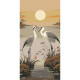 Картина за номерами Сірі журавлі 40*80см  11553-AC
