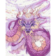 Картина за номерами Фіолетовий дракон 40*50см  16089-AC