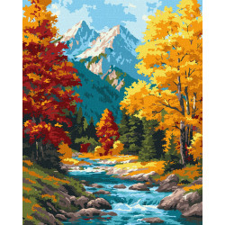 Картина за номерами Осінній подих лісу 40х50см КНО6410