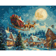 Картина за номерами Різдвяна казка 40х50см КНО5148