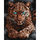 Картина за номерами Дикий гепард  40х50см КНО6814