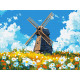 Картина за номерами Млин посеред поля 30x40см КНО6399