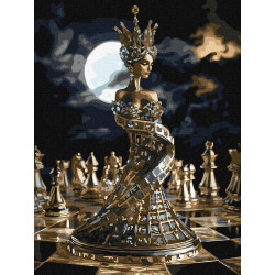 Картина за номерами Хід королеви 30х40см КНО8560