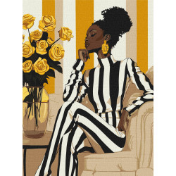 Картина за номерами Витончені лінії 30х40см КНО8638